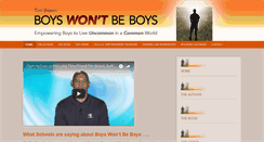 Desktop Screenshot of boyswontbeboys.com